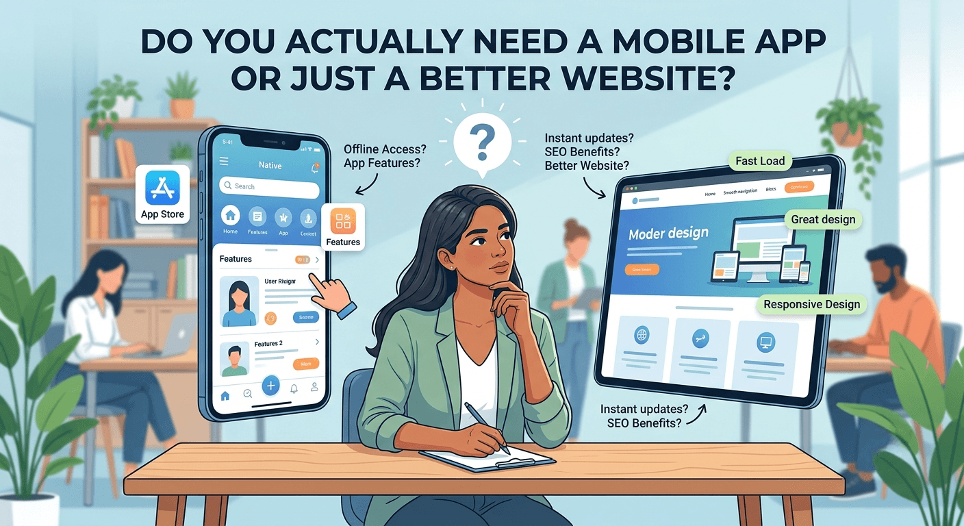Do You Actually Need a Mobile App, or Just a Better Website?